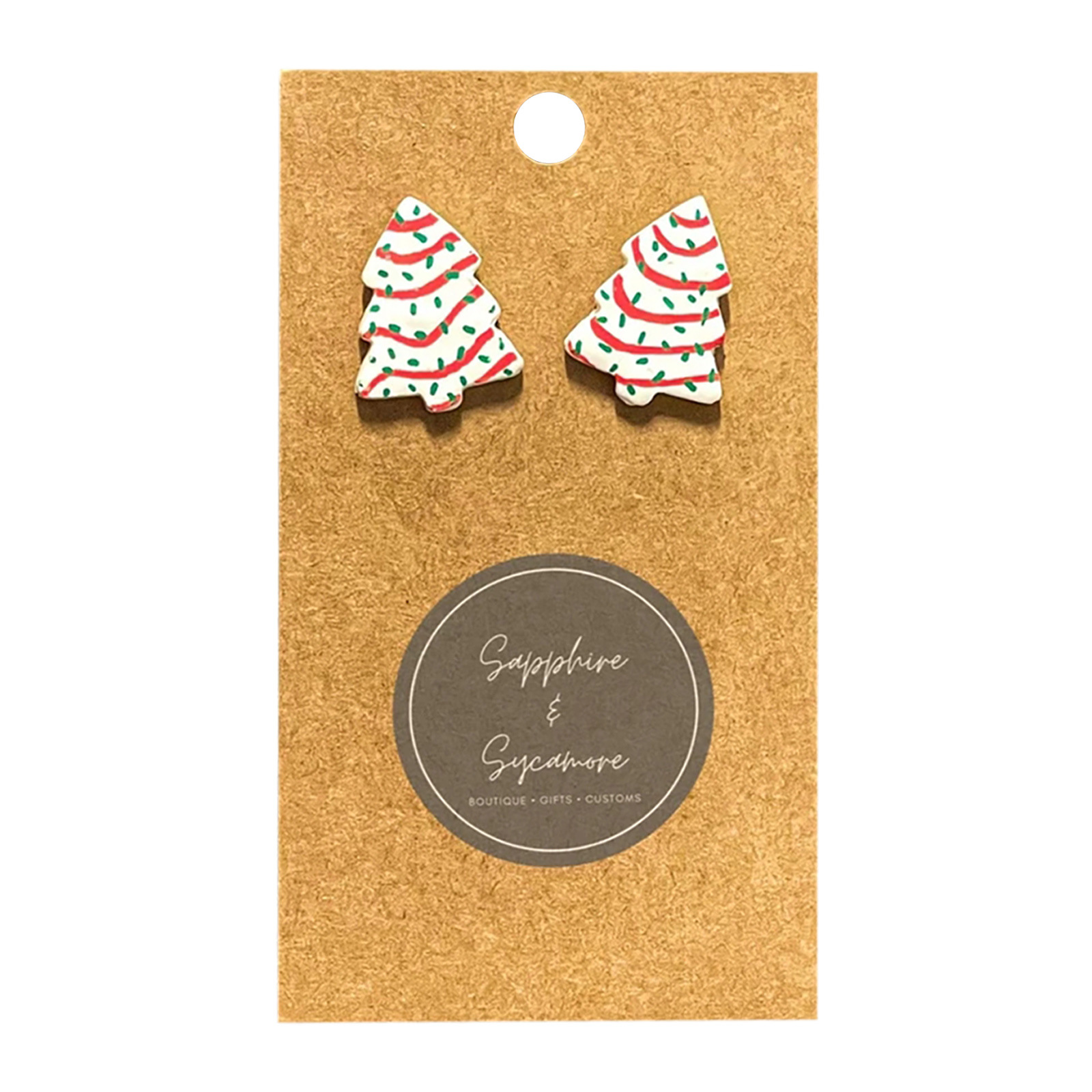 Fashion Christmas Tree Alloy Plating Christmas Womenu0027S Ear Studs 1 Pair