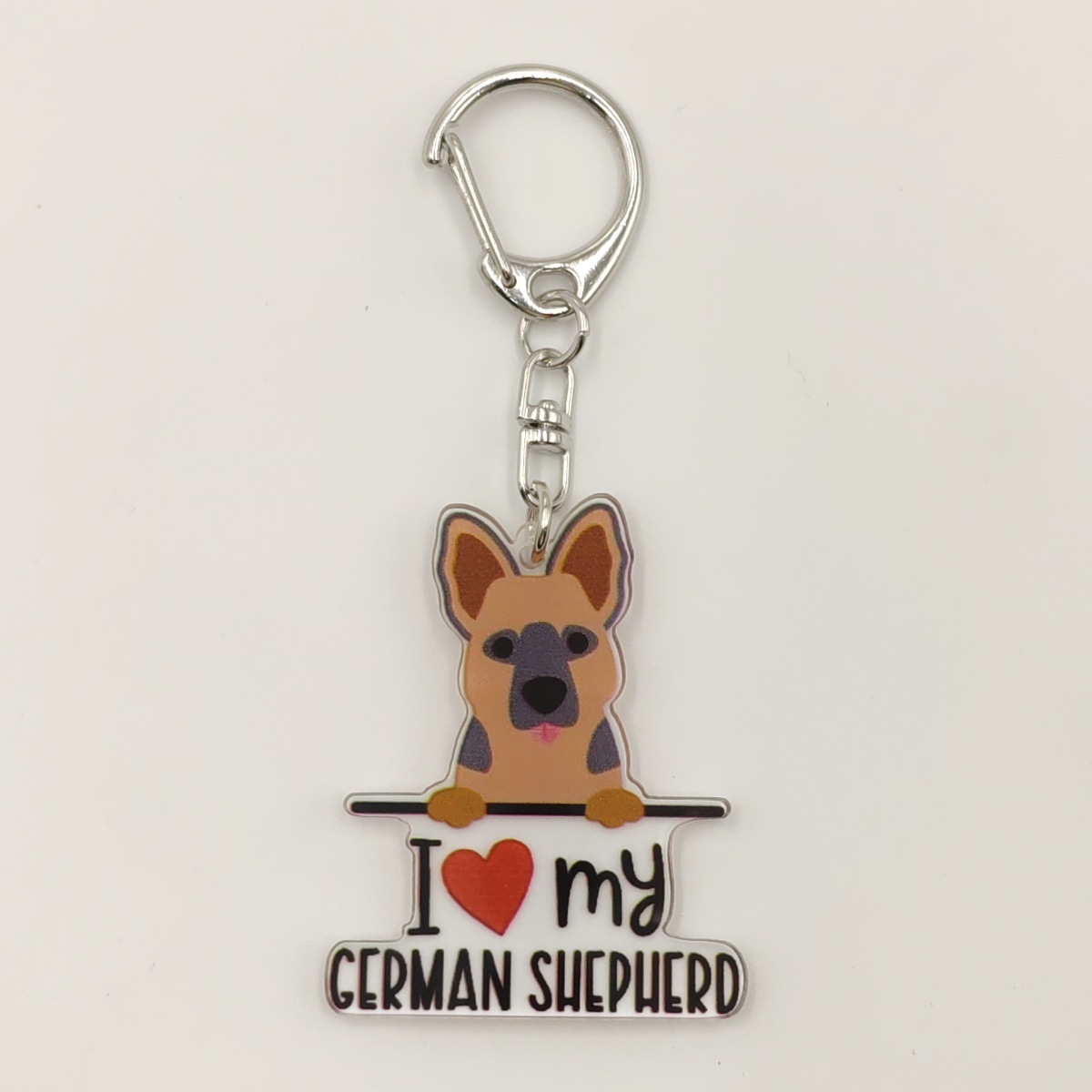 13g Weight Keychain Classification 1 Piece Quantity Holiday, Banquet, Travel Occasion Acrylic Material Letter, Dog Pattern Unisex Gender Ethnic Style, Simple Style Style Ethnic Style Simple Style Letter Dog Arylic Unisex Keychain 17