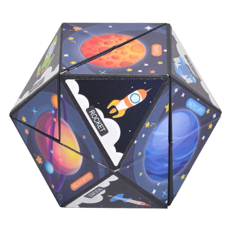 Tiktok 3D geométrico cubo magnético rompecabezas Internet celebridad variedad magnética puesto de juguete para niños puesto al por mayor