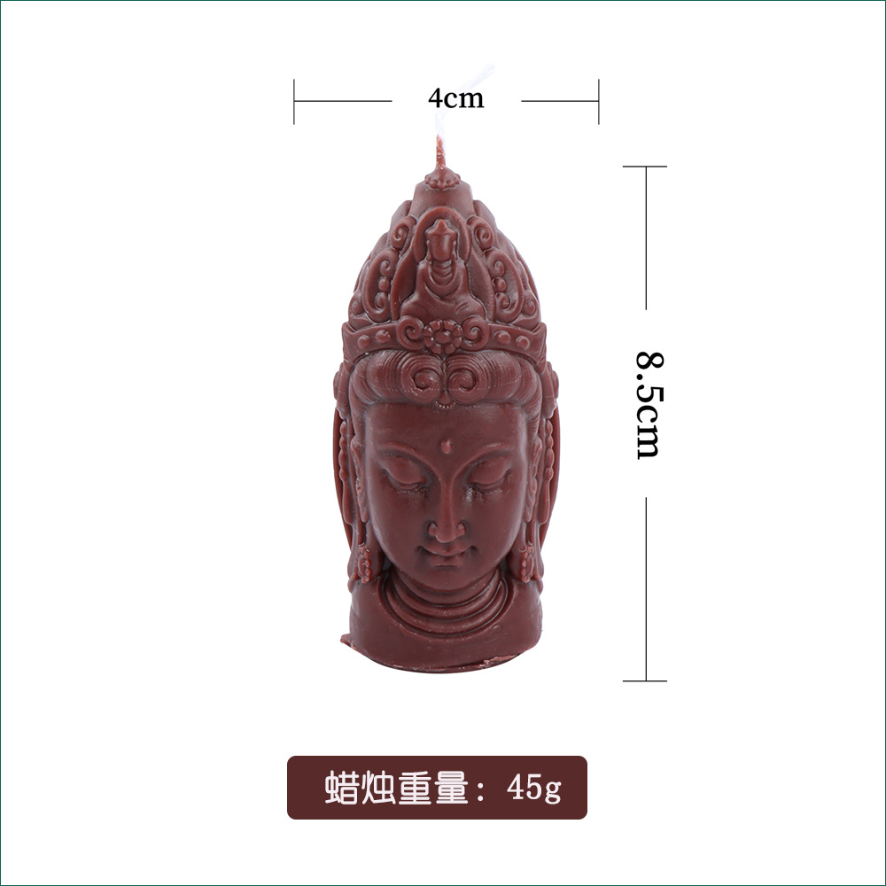 观音头像蜡烛-规格