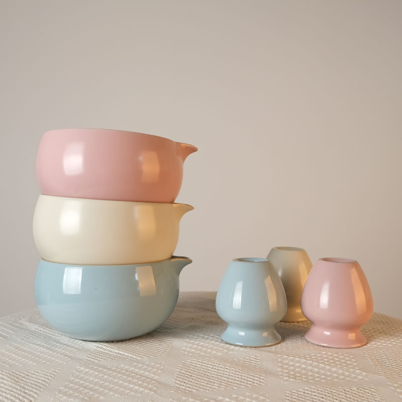 Japanese Matcha Tea Set with 100 Matcha Bowls, Tea Brush, Song Dynasty Tea Whisk, Tea Stirring Tool