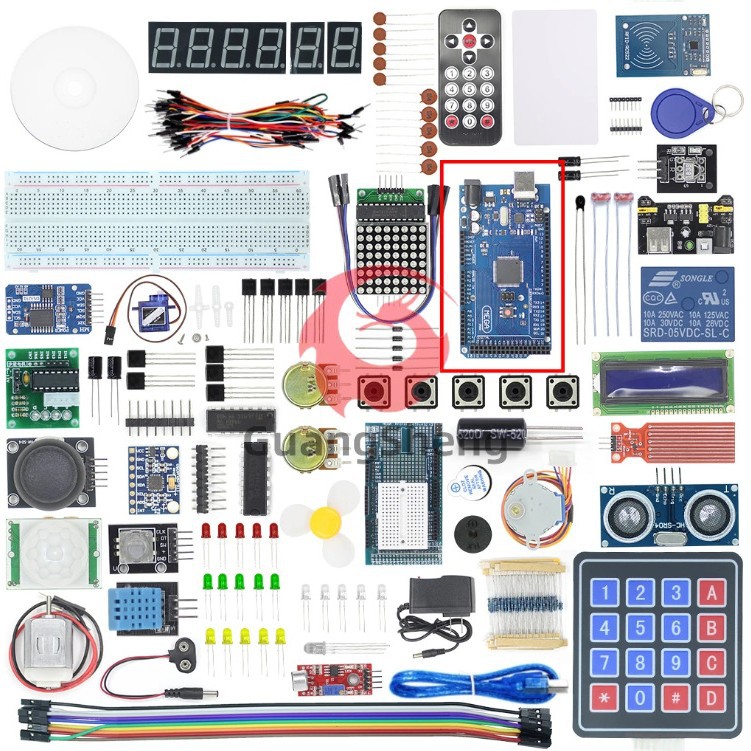 MEGA2560 kit de aprendizaje versión mejorada Aro kit de inicio kit de aprendizaje de motor paso a paso con caja