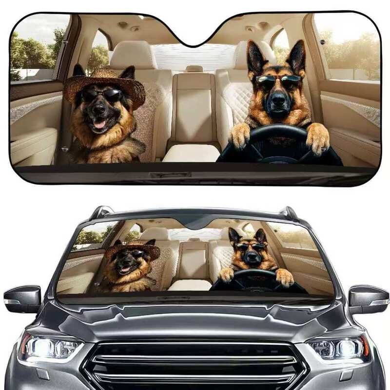Car Sunshade Sunshade Summer Aluminum Film Windshield Sunshade Car Sunshade Cross-Border Amazon