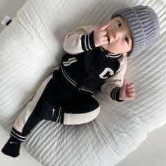 ベビー服 秋冬セット 男女兼用 ベビーセーター ニット 0-2歳 幼児用 ツーピースセット ウサギ毛ニット