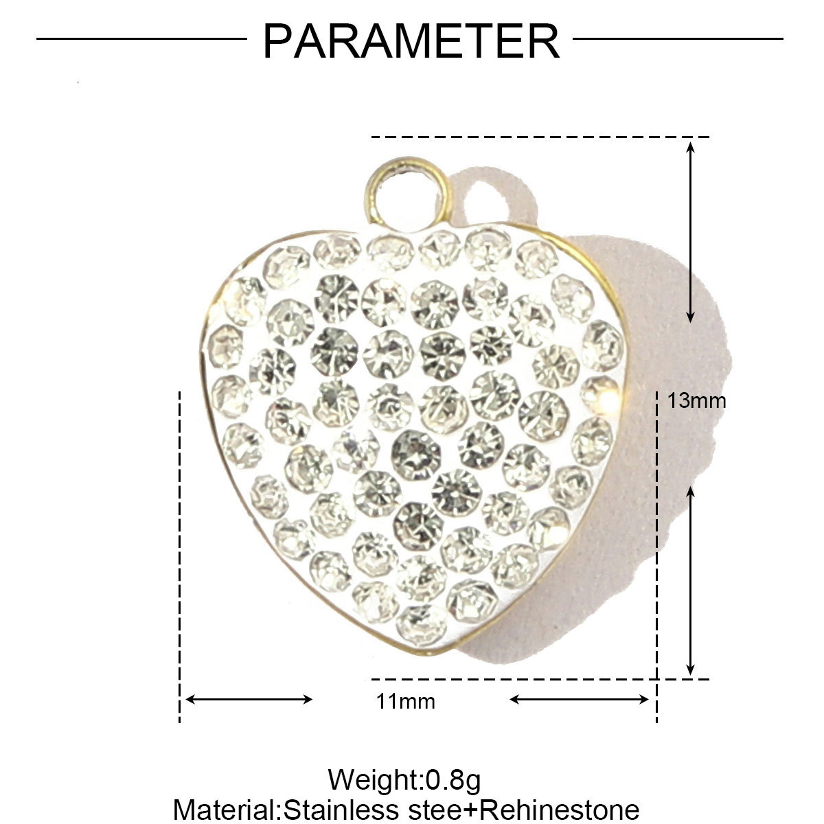 4g Weight Pendant Jewelry Making Type 5 PCS/Package Quantity 304 Stainless Steel Material Star Pattern Vacation, Classic Style Style Inlay Craft 5 PCS/Package Titanium Steel Star Pendant DIY Ornament Accessories 6