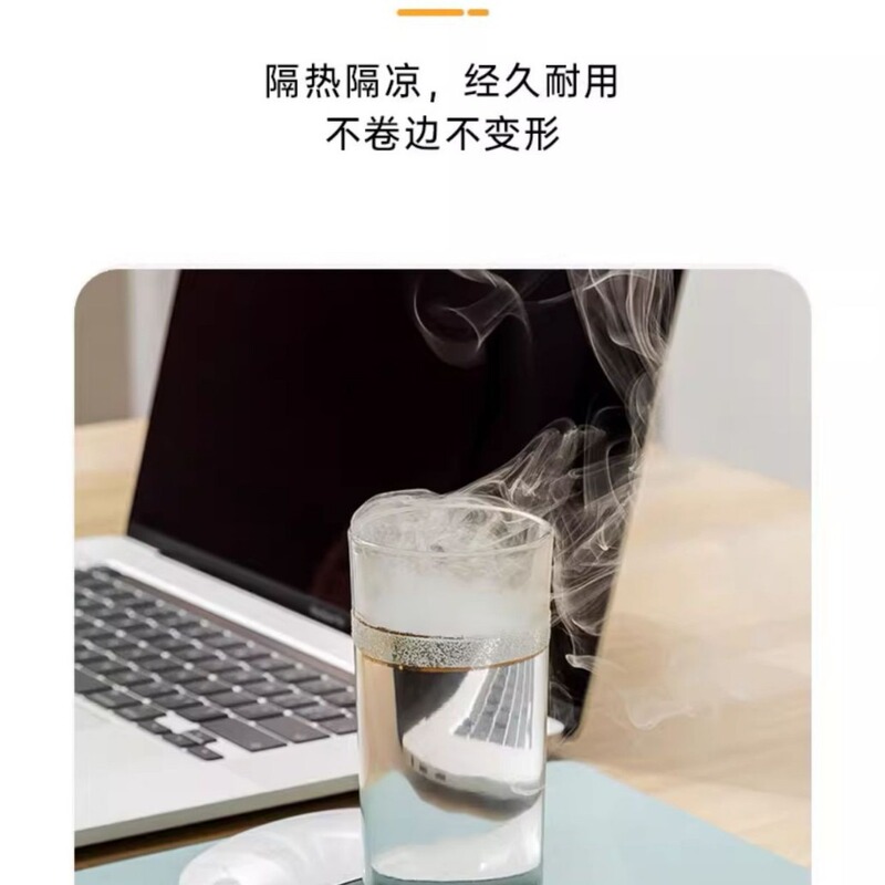 双面皮质鼠标垫防滑简约纯色小号办公桌垫防水耐脏环保书桌皮革垫|undefined