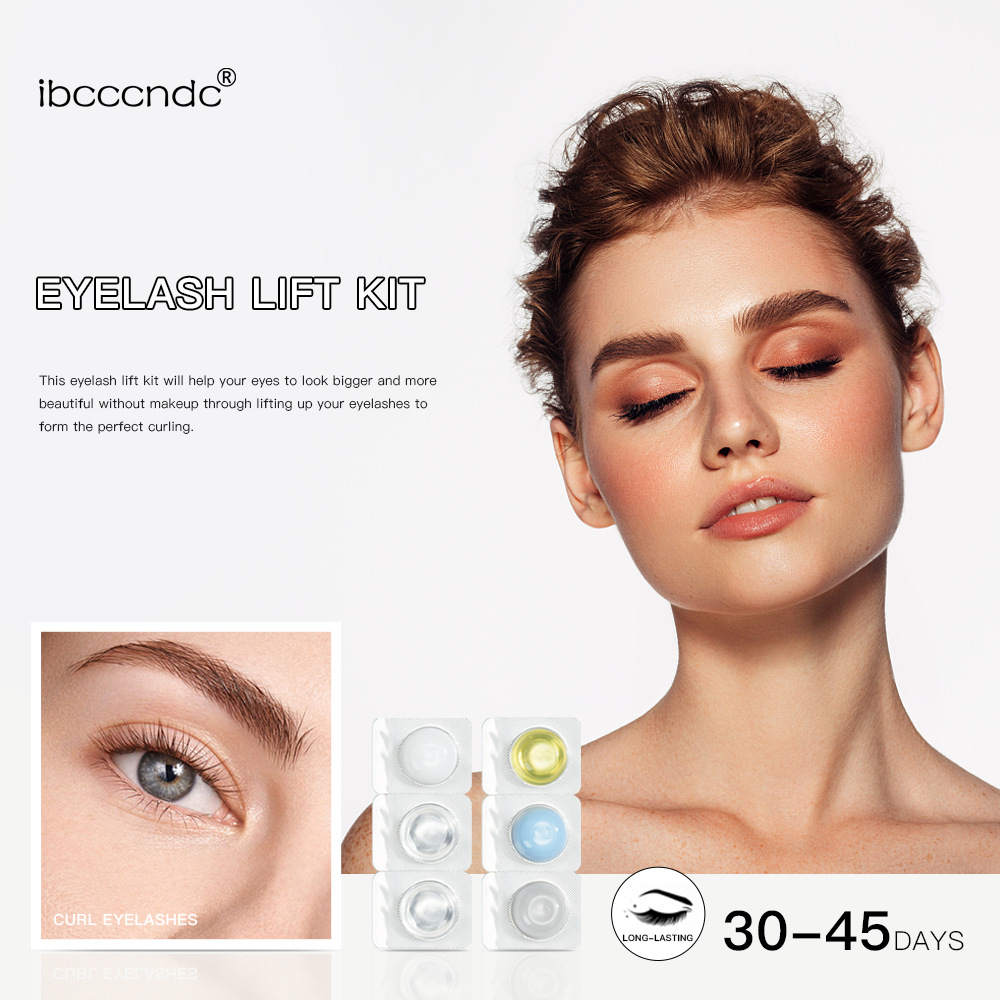 ibcccndc Eyelash perming set, disposable cold eyelash perming tool, simple eyelash perming and curling set Specification drawing