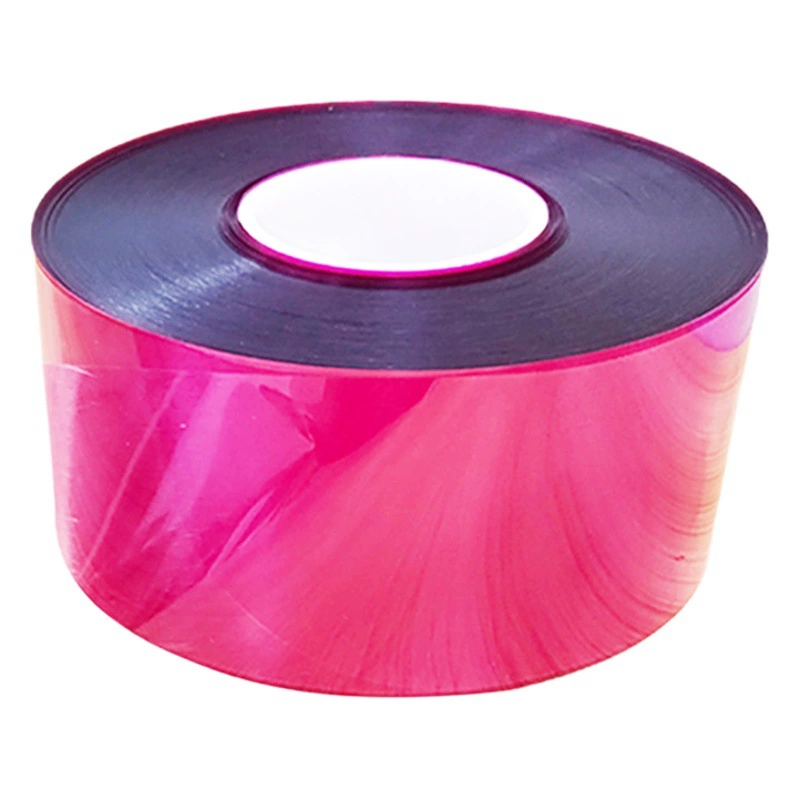 Поставка розово-красной ПЭТ-пленки, термостойкой односторонней и двусторонней силиконовой пленки, антистатической нарезанной электронной пленки ПЭТ для высечки