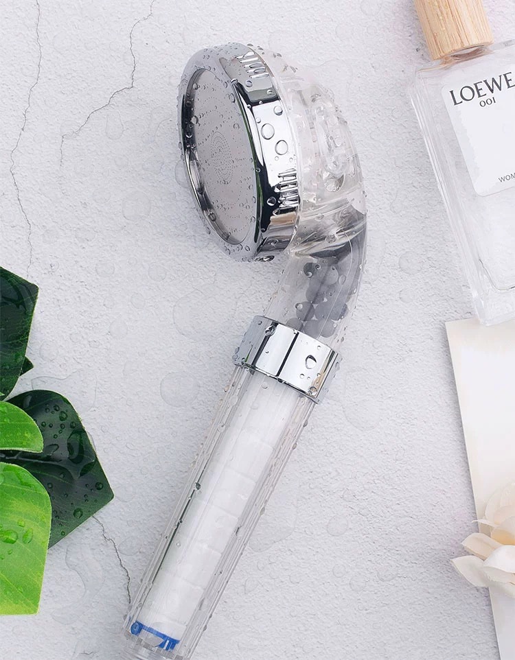 Negative ion filter cotton core water purification thickened showerhead, detachable nozzle, bath pressurized showerhead undefined