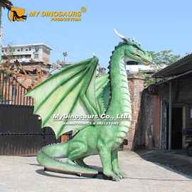 1:1大型机器仿真西方龙 神话生物模型室内外电影道具展览机模摆件
