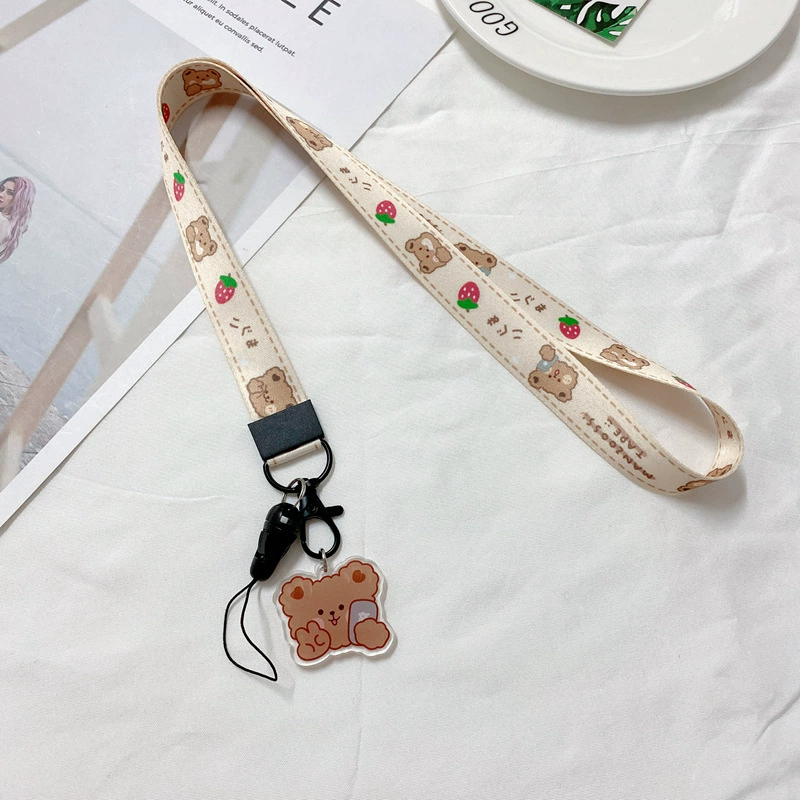 Японский мультфильм длинный мобильный телефон, держатель для карт, ремешок, браслет, оптовая продажа
