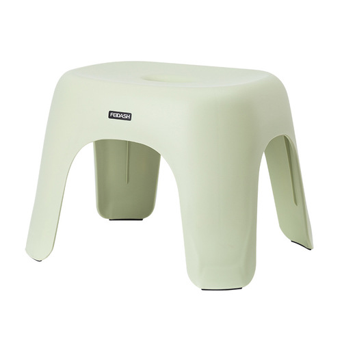 Feida Three and Small Plastic Exchange Shoes Bench Home Bathroom Bench Nordic Sanding Low Bench Can Stack Children's Chair