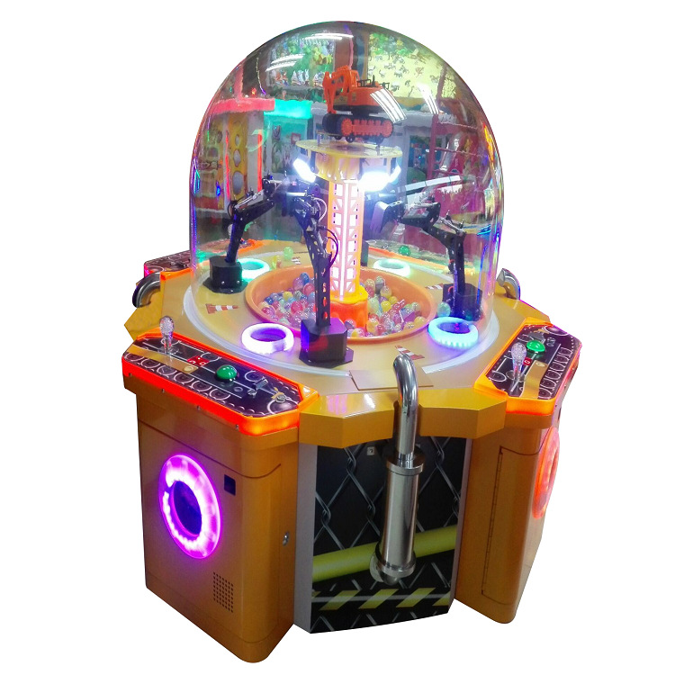 ingeniería juegos de familia parque infantil interior gran ciudad de juegos de video equipos de juego excavadora de dulces máquina de juego