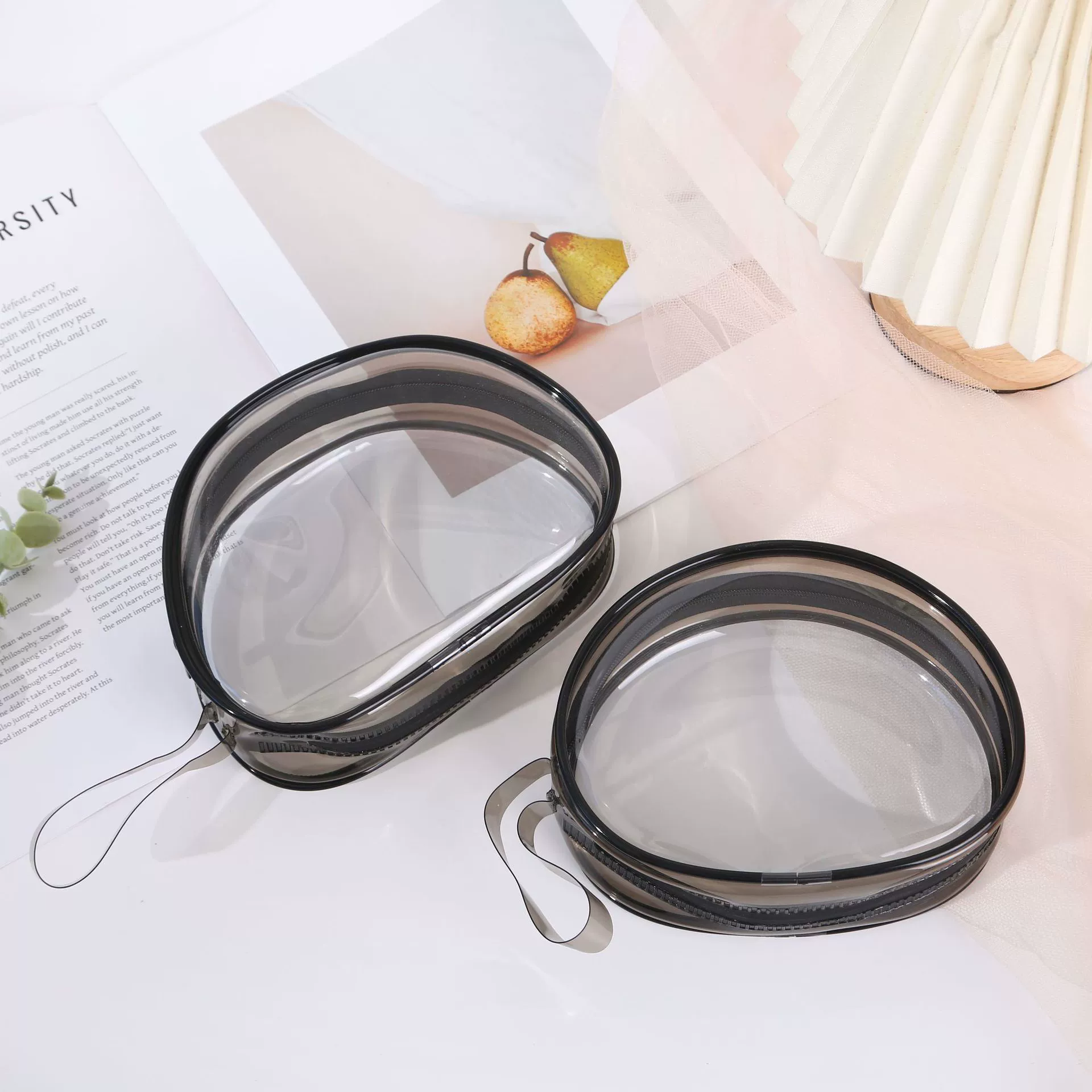 Бюстгальтер с чашкой манго, водонепроницаемая сумка для хранения из ПВХ на молнии, прозрачная косметичка, зарядное устройство, водонепроницаемая сумка для хранения детских прогулок