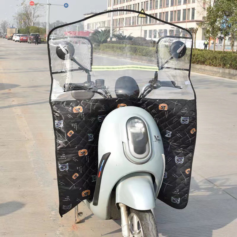 HD universal electric car electric thickened windshield battery car transparent battery motorcycle rainproof windshield