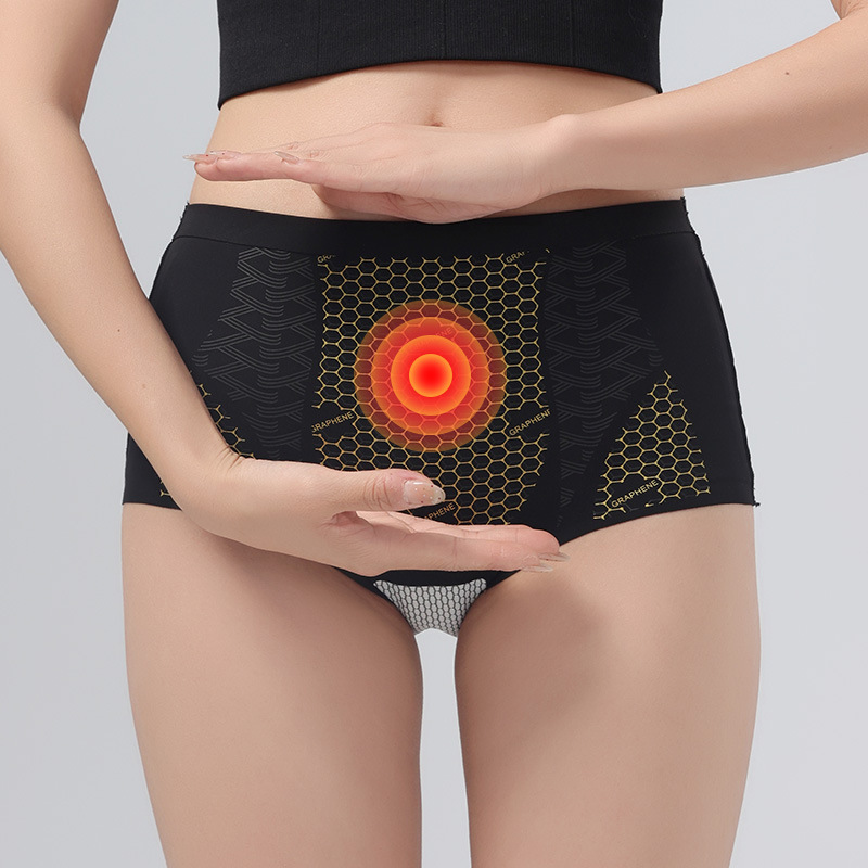 Panal de panal de grafeno, sin costuras, transpirable, sin costuras, cintura alta, abdomen, glúteos, cuerpo, calzoncillos bóxer, mujeres