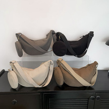 百搭ins饺子包休闲简约手提包2024新款时尚质感单肩包洋气斜挎包