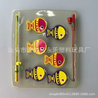 生产迷你钓鱼竿钓鱼套装赠品玩具 可印LOGO捕鱼小礼品
