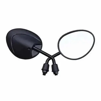 Kuqi S5 Little Turtle King Mavericks Scooter Reflective Mirror Motorcycle Modification Imitation Carbon Fiber Color Titanium Rearview Mirror (Motorcycle rearview mirror) - 8cm-orthodontic-teeth-1666-rearview-mirror-black