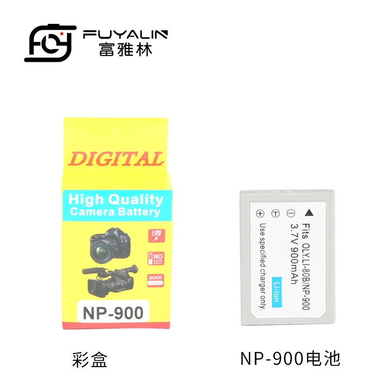 Фотоаппарат, совместимый аккумулятор, NP900, E40, E50, 80b