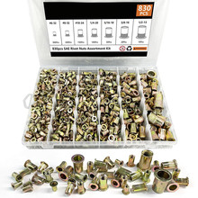 �羳 830PCS ��\̼䓹�/Ӣ��ƽ�^���T��ĸ���bM3M4M5M6M8M10M12