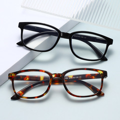 2025 新しいファッション大型フレーム抗青色光老眼鏡高精細老眼鏡男性と女性のためのスプリングレッグ読書老眼鏡
