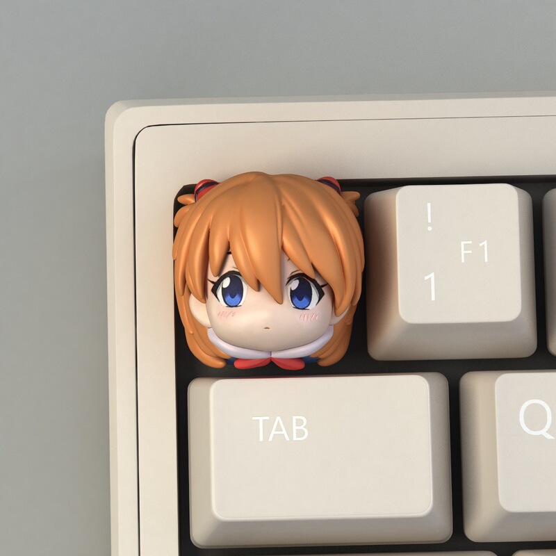 Eva Keycap Ayanami Rei Keycap New Century Evangelion Keycap Creative Keycap Mechanical Keyboard Esc