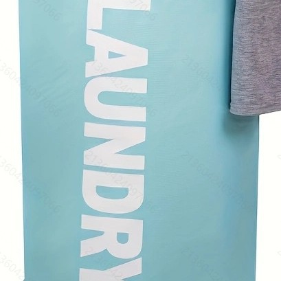 Bolsa de almacenamiento de ropa sucia portátil de tela de Amazon transfronteriza, canasta de ropa sucia de tela Oxford grande, bolsa de almacenamiento de juguetes plegable