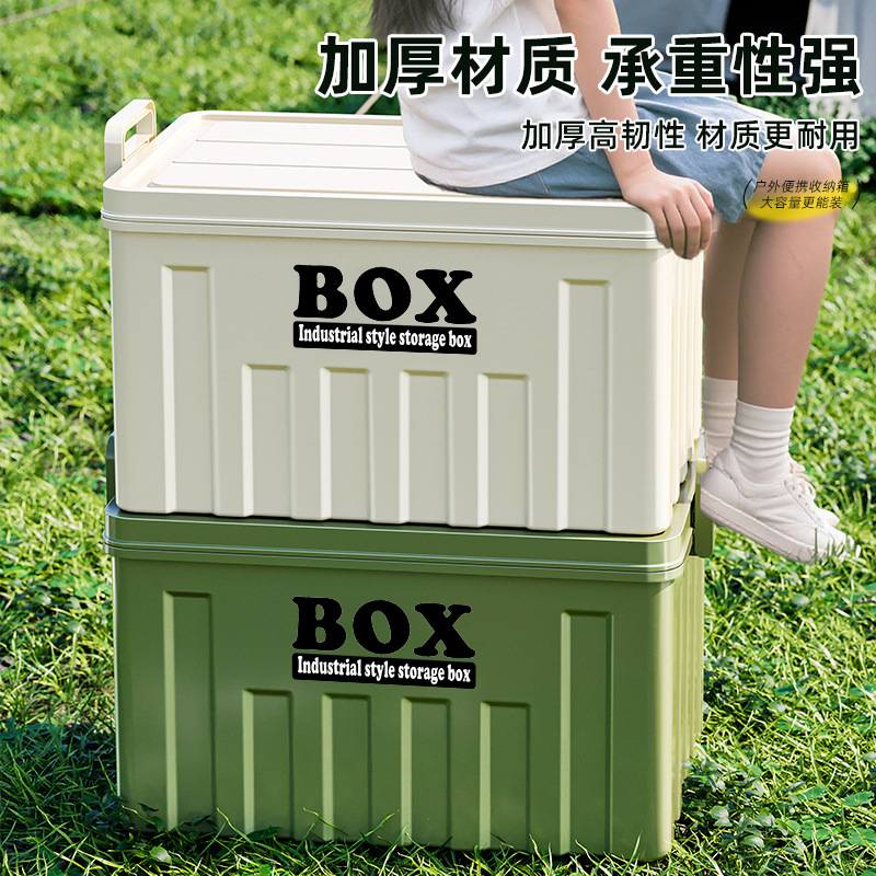 收纳箱家用大容量衣服整理箱户外搬家储物箱子车载玩具书本收纳盒|undefined