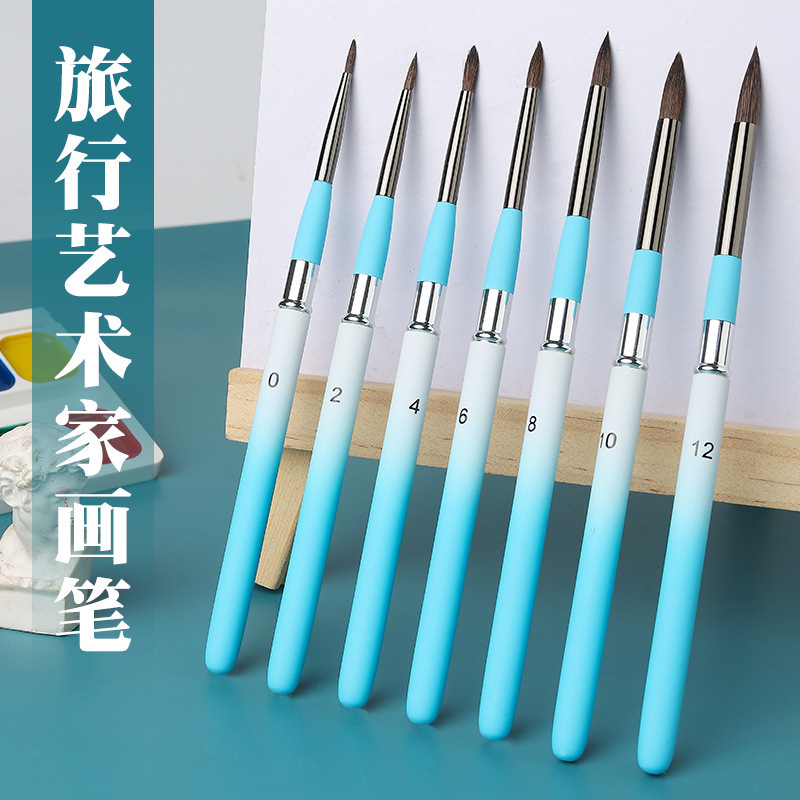 Wholesale Metal Rod Nail Pen suit Painted Pen Spotted Pen Painted Pen Portable Removable 7 Pck Nail Set