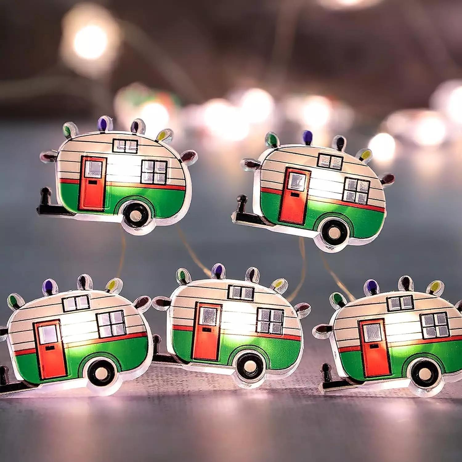 房车彩灯露营车led铜线灯led房间庭院帐篷装饰太阳能铜线跨境灯串