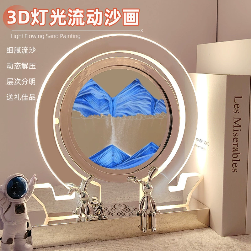 Трехмерная настольная лампа для офиса и спальни, 3D, подарок на день рождения