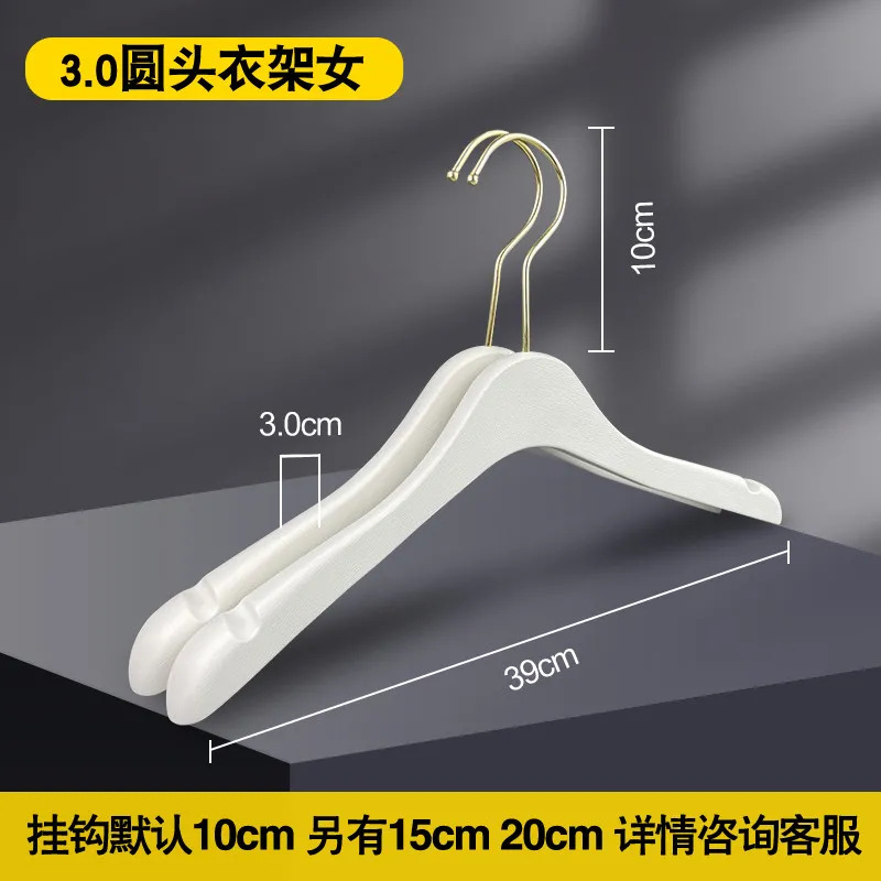 여성 3.0 라운드 헤드 화이트 (10cm 골드 라운드 후크)