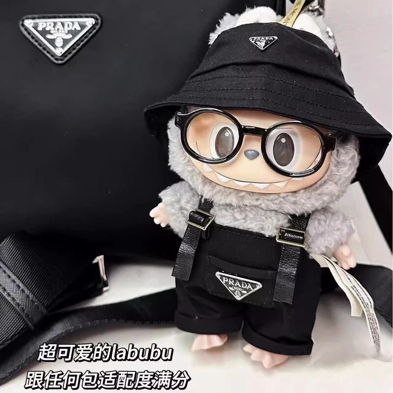 17cmlabubu ラブブ ブラインドボックス人形 第二世代 座りパーティーコンバット かわいい漫画ぬいぐるみジャンプスーツ|undefined