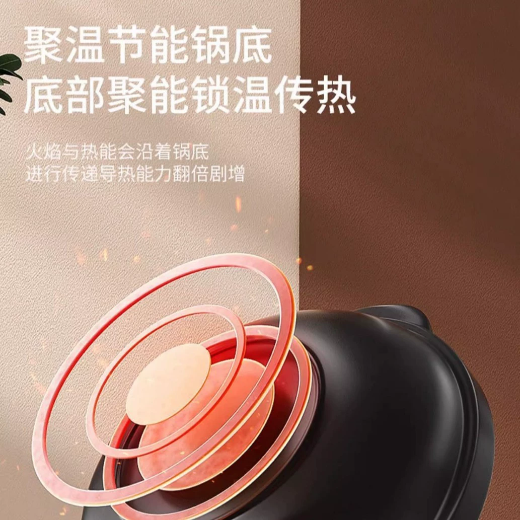 Casserole stew pot household energy-saving lithium feldspar high temperature resistant dry-fired claypot rice ceramic special soup small casserole