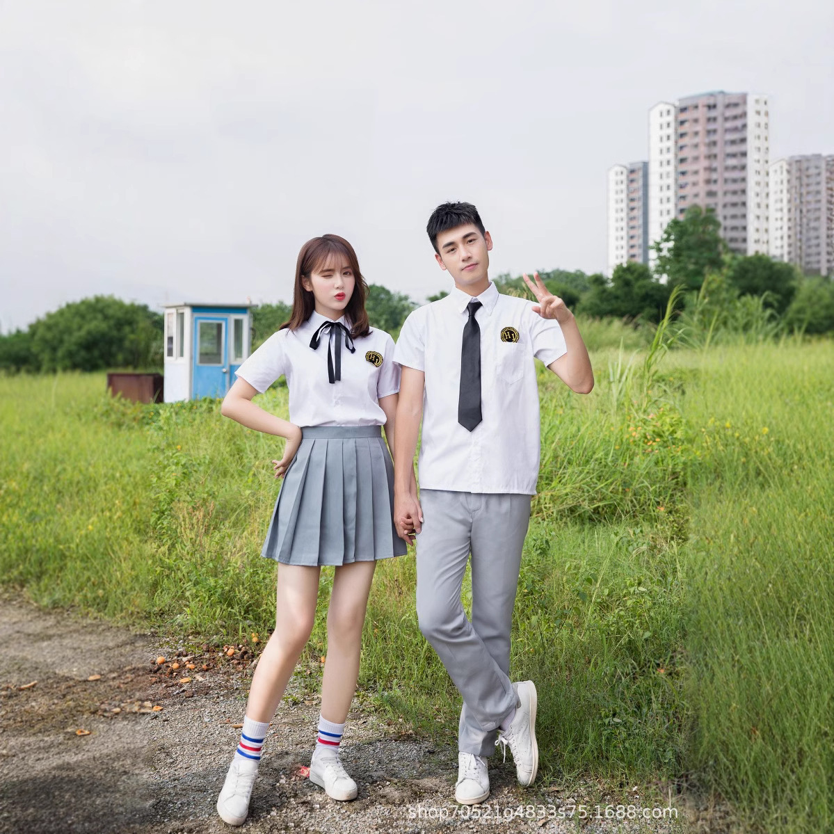 Graduation Season Student Uniform Set, Middle School Student Graduation Class Uniform, Chorus Performance Uniform, Junior High School Student Sports Meeting