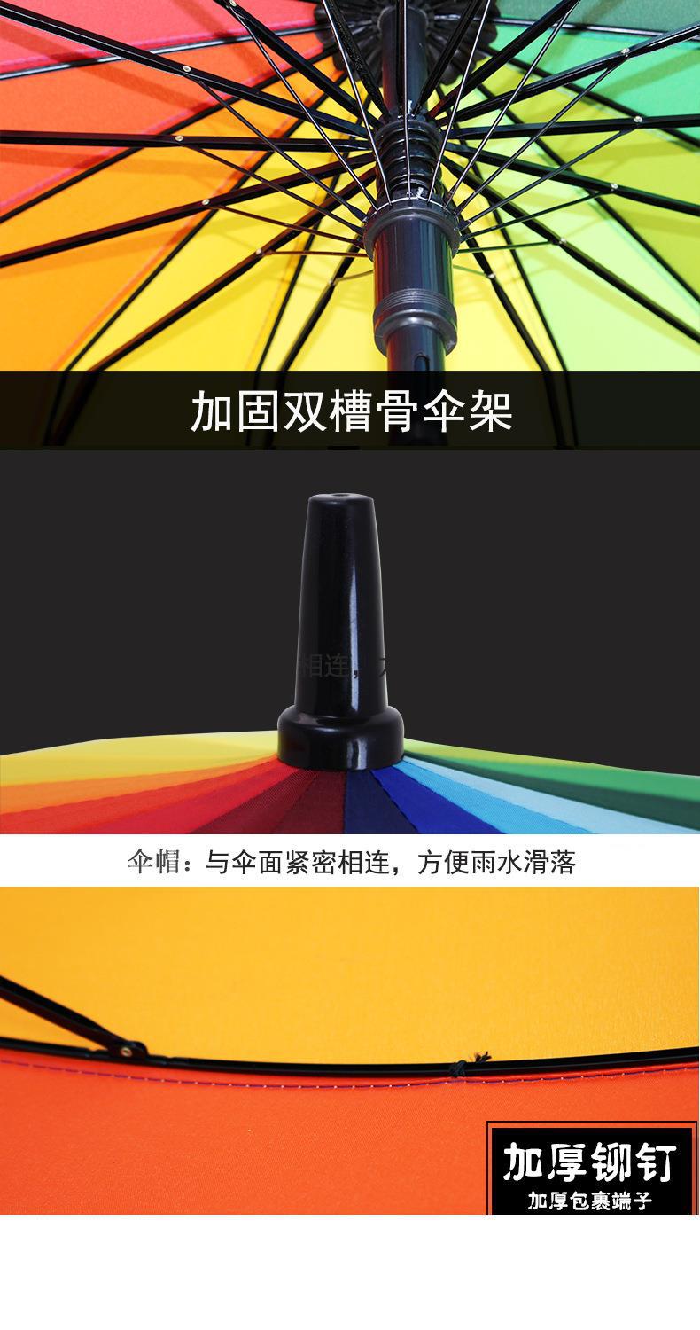22寸彩虹伞16骨_10