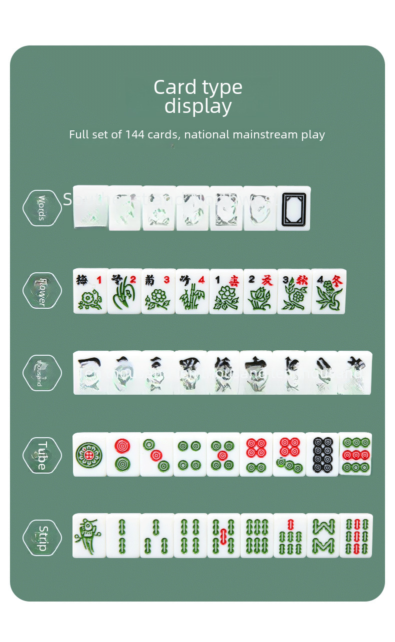 Mahjong Table Set Image 15