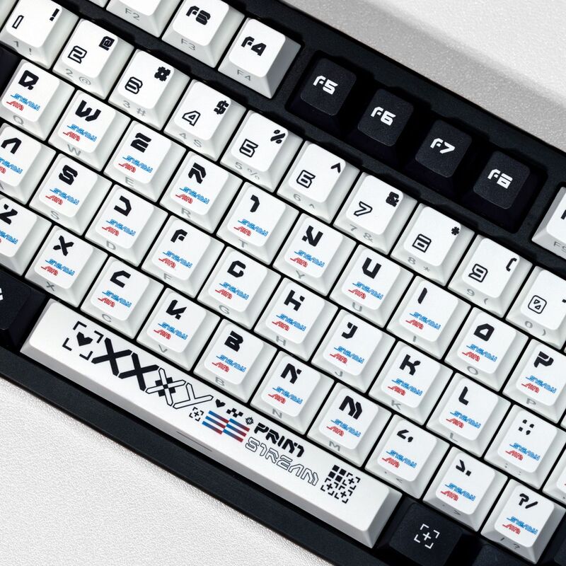 プリント集双刻透光Pbt熱昇華工場の全セットのキーキャップドイツ語韓国語スペイン語ヨーロッパ規格|undefined