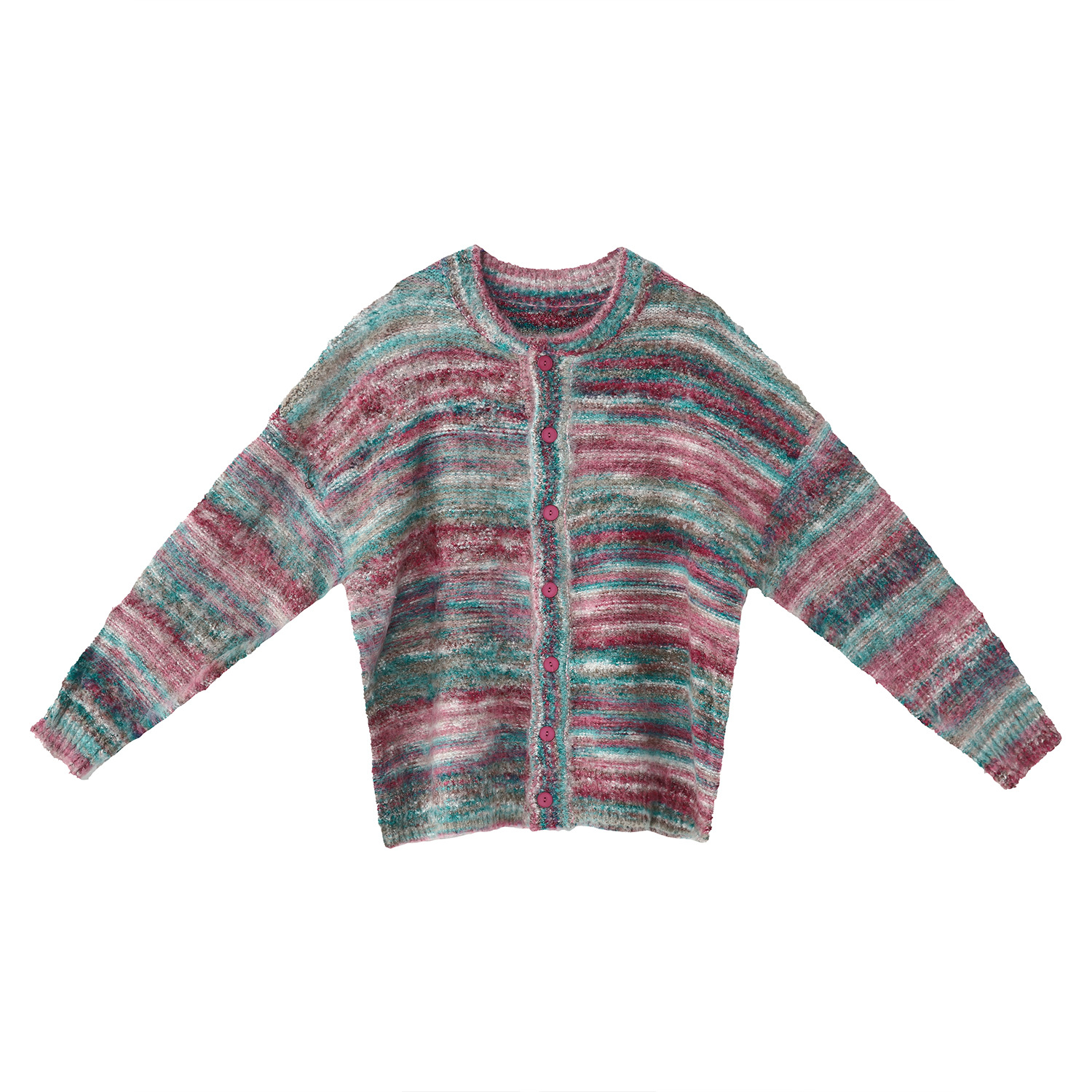 Ropa de hombre MTLClothes | 2022 invierno nuevo estilo perezoso retro arco iris de punto de manga larga suéter abrigo moda