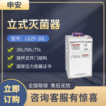 上海申安LDZF系列立式高壓蒸汽滅菌器 立式滅菌鍋 壓力蒸汽滅菌鍋