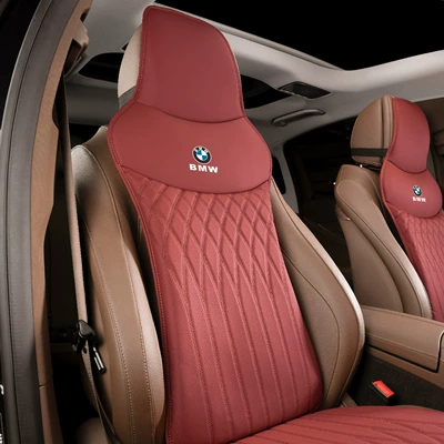3 Series 5 Series 7 Series: Waist support - model-b-volcano-red-bmw-front-and-rear-backrests-one-piece