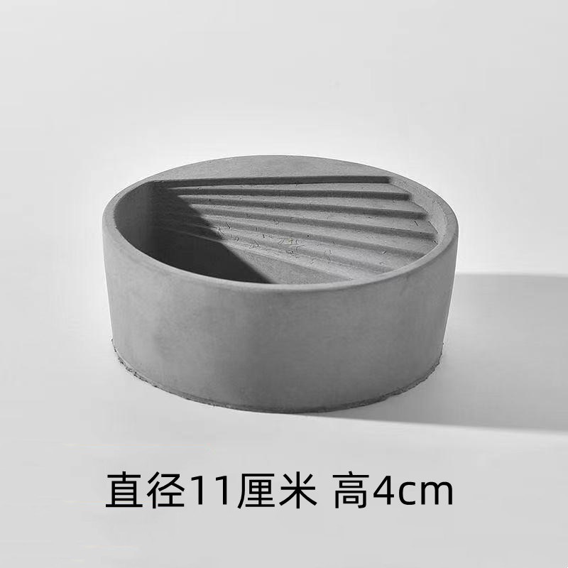 Creativo pequeño escritorio arte plantación planta decorativa flor verde maceta interior maceta carnosa cemento de oficina europeo