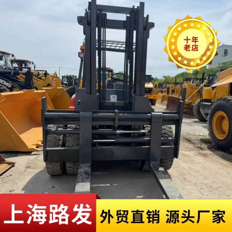 HeLi usado 10 toneladas 5 toneladas / Hangzhou 7 toneladas carretilla elevadora diesel 90% nuevo 10 toneladas carretilla elevadora gran tonelaje monopolio