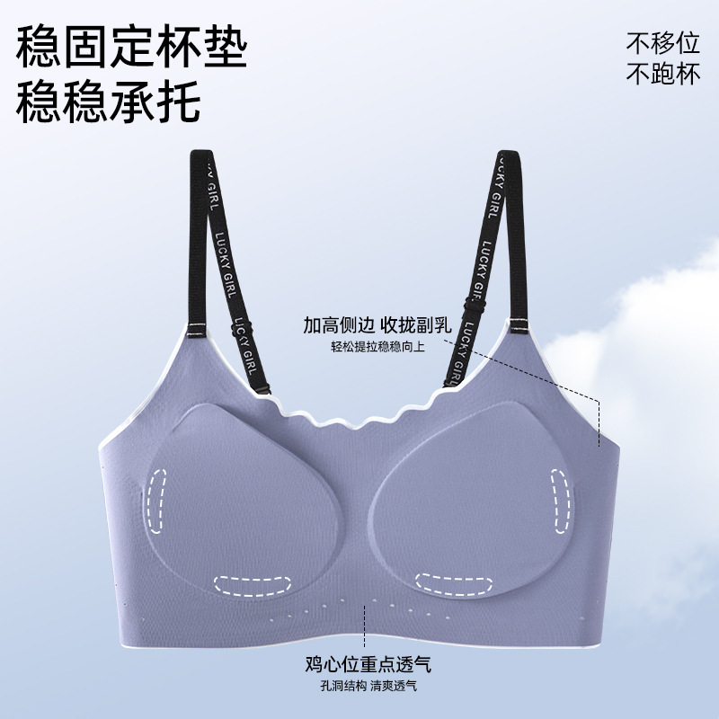 【Same Product as on Douyin】Three-Stage Teenage Girls' Development Period Underwear, Sports Shaping Bra for Middle School, High School, and College Students