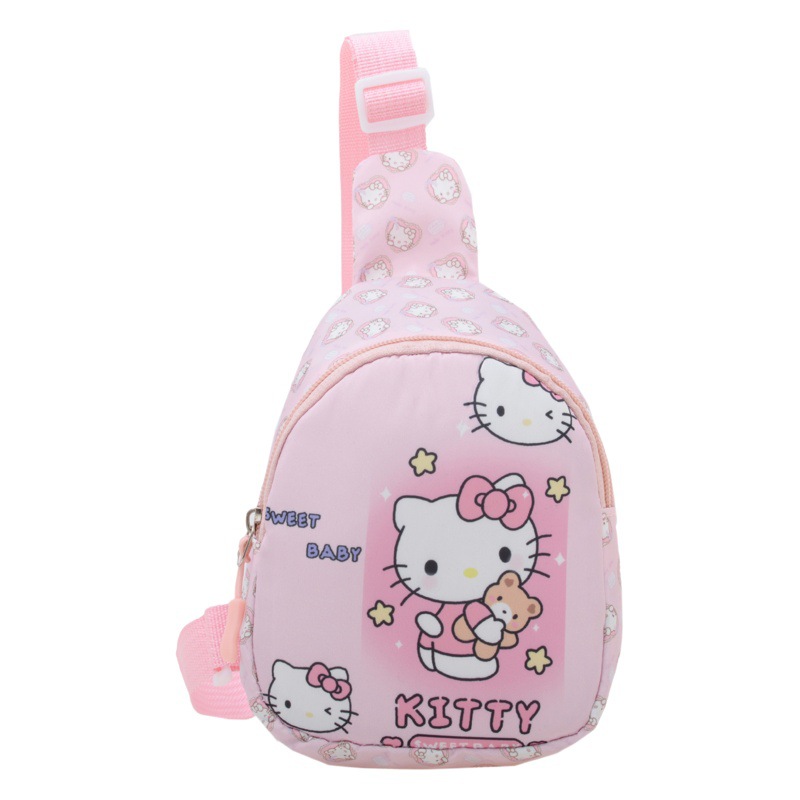 New Cartoon Children's Chest Bag Cute Kindergarten Schoolbag Fashion Kids Crossbody Backpack Snack Toy Shoulder Bag