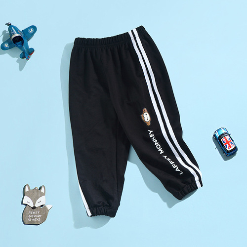 Summer children's anti-mosquito pants, thin boys' sports leggings, Korean style children's clothing bloomers, casual trousers for small and medium-sized children