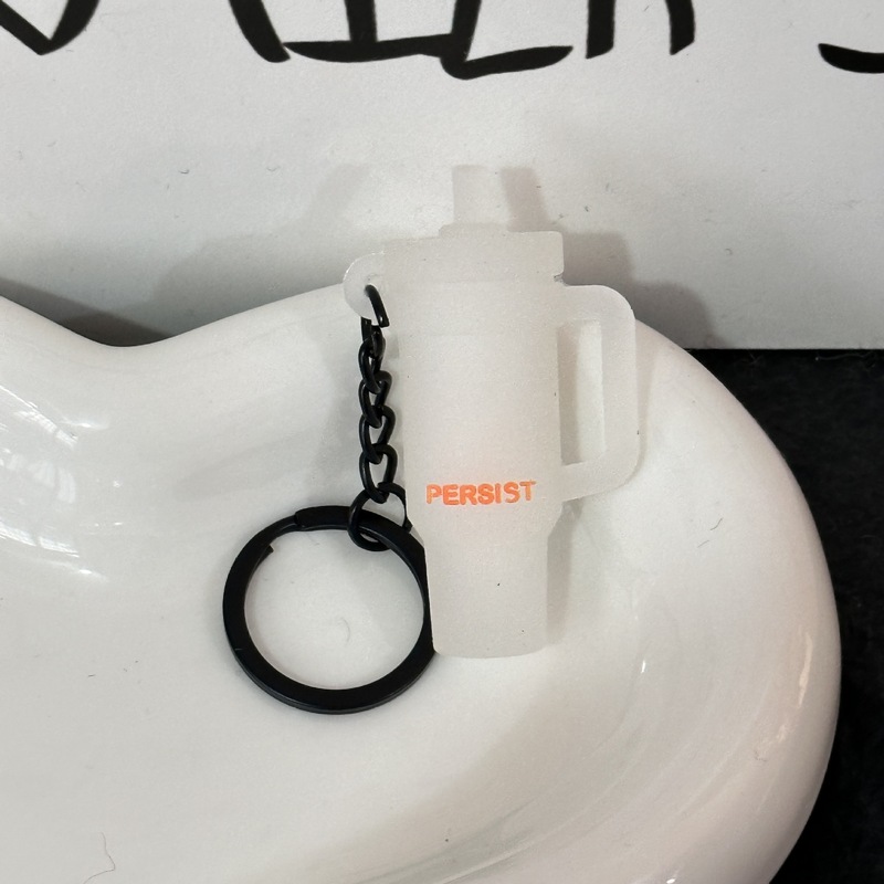 トレンドフィットネスシリーズのキーホルダー部品ミニバーベルのコップのペンダント|undefined