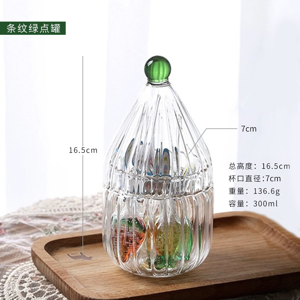 Tarro de dulces de sombrero navideño Tarro de dulces de colores de alto valor con tapa Botella de almacenamiento de cocina Taza de caramelo Decoración creativa