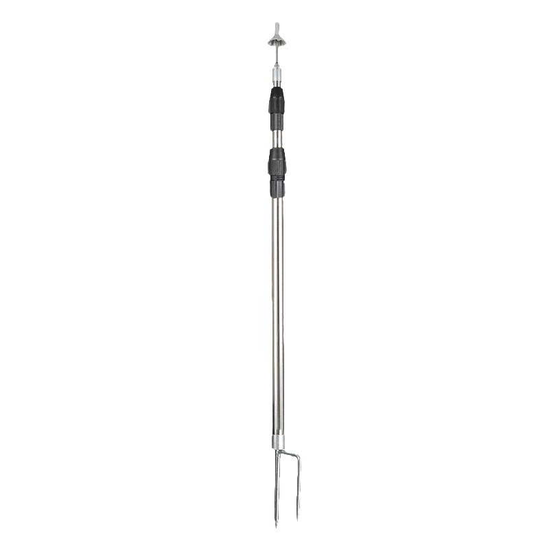 Telescopic Canopy Pole Set, Stainless Steel, Adjustable 1.5–3.0 m, Full Kit
